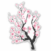 Cherry Blossom Vinyl Sticker (Vorderseite)