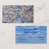 Cherry Blossom Visitenkarte (Vorne/Hinten)