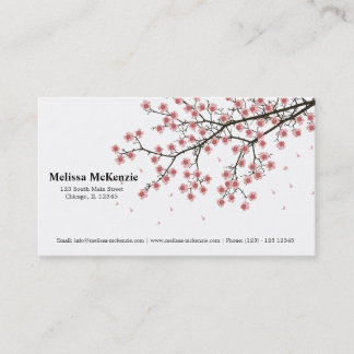 Cherry Blossom Visitenkarte
