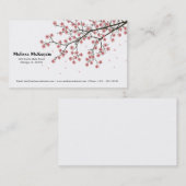 Cherry Blossom Visitenkarte (Vorne/Hinten)