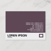 Cherry Blossom Visitenkarte (Rückseite)