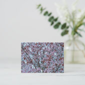 Cherry Blossom Visitenkarte (Stehend Vorderseite)
