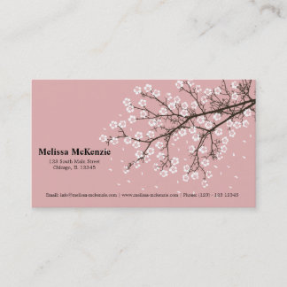 Cherry Blossom Visitenkarte