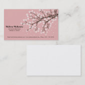 Cherry Blossom Visitenkarte (Vorne/Hinten)