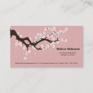 Cherry Blossom Visitenkarte