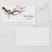 Cherry Blossom Visitenkarte (Vorne/Hinten)