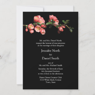 Cherry Blossom Vorlage Hochzeitseinladungen