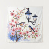 Cherry Blossom Wandteppich (Vorderseite)