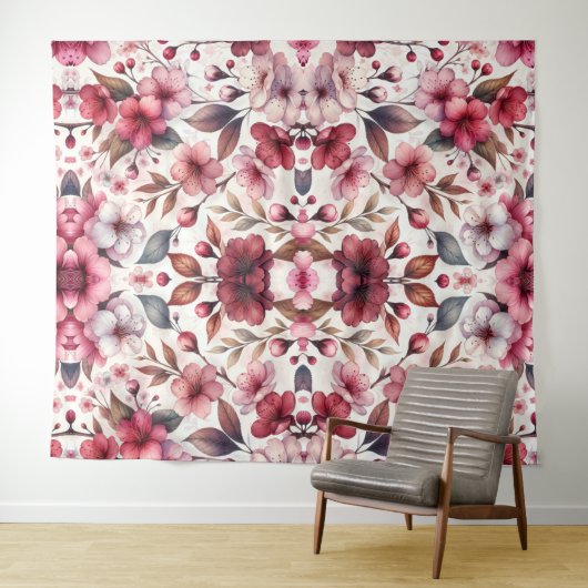 Cherry Blossom Wandteppich (Beispiel (Horizontal))