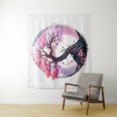 Cherry Blossom Wandteppich (Beispiel)