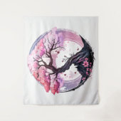 Cherry Blossom Wandteppich (Vorderseite)