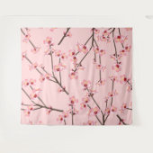 Cherry Blossom Wandteppich (Vorderseite (Horizontal))