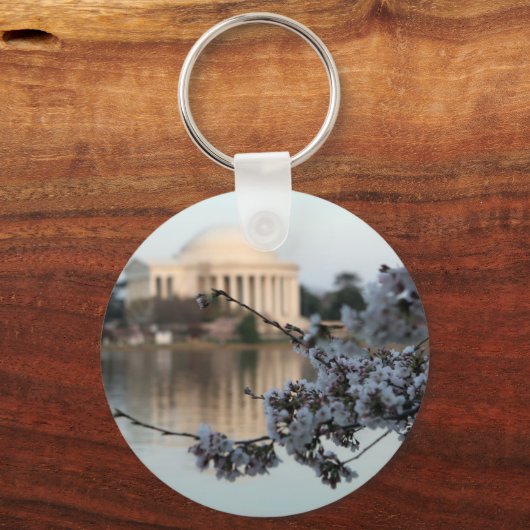 Cherry Blossom Washington DC Schlüsselanhänger (Vorderseite)