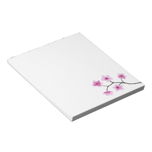 Cherry Blossom Wassercolor Notizblock (angewinkelt)