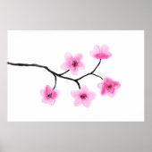 Cherry Blossom Wassercolor Poster (Vorne)