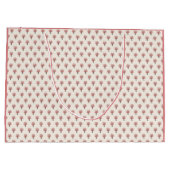 Cherry Blossom Watercolor Sakura Bouquet Muster Große Geschenktüte (Rückseite)