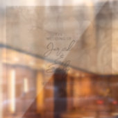 Cherry Blossom Wedding Banner Floor Decal Fensteraufkleber (Blatt 2)