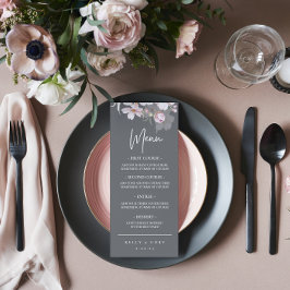 Cherry Blossom Wedding Dinner Menu