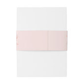 Cherry Blossom Wedding Einladungsbanderole (Rückseitenbeispiel)