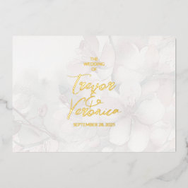 Cherry Blossom Wedding Folieneinladung