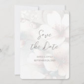 Cherry Blossom Wedding Foto Save the Date hinzufüg (Vorderseite)