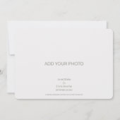 Cherry Blossom Wedding Foto Save the Date hinzufüg (Rückseite)