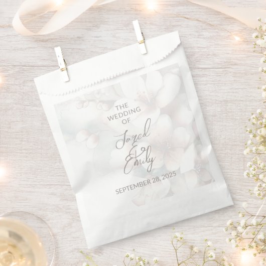 Cherry Blossom Wedding Geschenktütchen (Ausgeschnitten)