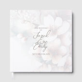 Cherry Blossom Wedding Guest Book Gästebuch (Vorderseite)