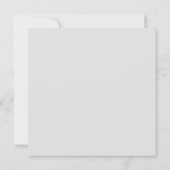 Cherry Blossom Wedding Invite // Silver Einladung (Rückseite)