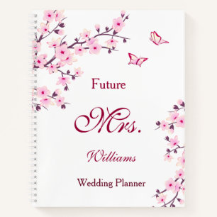 Cherry Blossom Wedding Notizblock