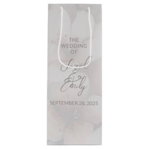 Cherry Blossom Wedding Personalisierte Geschenktas Geschenktüte Für Weinflaschen
