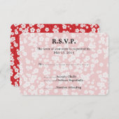 Cherry Blossom Wedding RSVP (Vorne/Hinten)