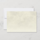 Cherry Blossom Wedding RSVP Card Karte (Rückseite)