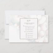 Cherry Blossom Wedding RSVP Karte (Rückseite)