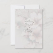 Cherry Blossom Wedding RSVP Karte (Vorderseite)