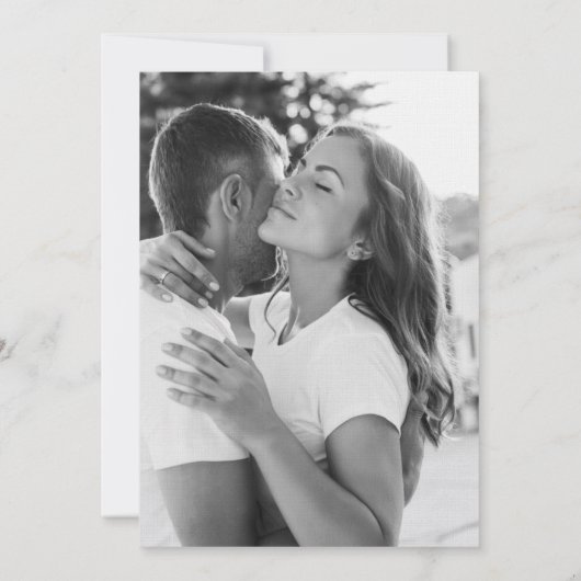 Cherry Blossom Wedding speichern das Datum Karten (Rückseite)