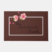 Cherry Blossom Willkommen auf unserer Zuhause Fußmatte (Vorderseite)