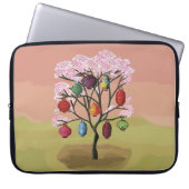 Cherry Blossom with orient paper lanterns Laptopschutzhülle (Vorderseite)