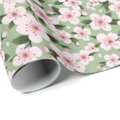 Cherry Blossom Wrapping Paper Geschenkpapier (Rolleneckpunkt)