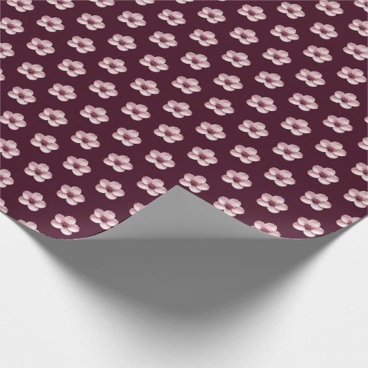 Cherry Blossom Wrapping Paper Geschenkpapier (Ecke)