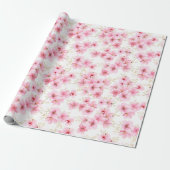 Cherry Blossom Wrapping Paper Geschenkpapier (Ungerollt)