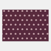 Cherry Blossom Wrapping Paper Geschenkpapier Set (Vorderseite)