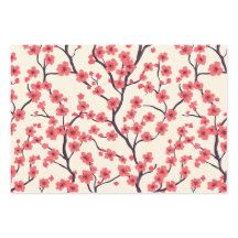 Cherry Blossom Wrapping Paper (Set 3)