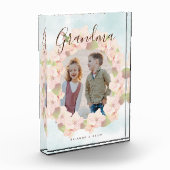 Cherry Blossom Wreath Oma Pink Fotoblock (Links)