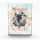 Cherry Blossom Wreath Pink Fotoblock (Vorderseite)