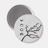 Cherry Blossom - Yoga-Magnete Magnet (Vorderseite/Rückseite)