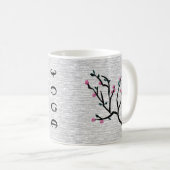 Cherry Blossom - Yoga-Tasse Kaffeetasse (VorderseiteRechts)