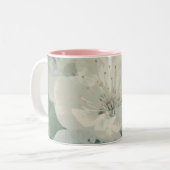 Cherry Blossom Zweifarbige Tasse (Vorderseite Links)