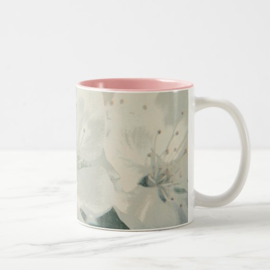 Cherry Blossom Zweifarbige Tasse (Rechts)