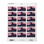 Cherry    BlossomAddress Label Adressaufkleber (Vorne)